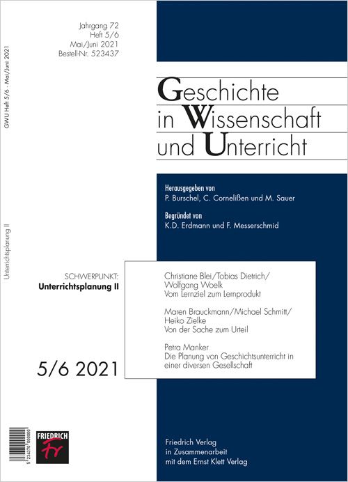 Geschichte in Wissenschaft & Unterricht Abo Geschichte in Wissenschaft & Unterricht Studentenabo