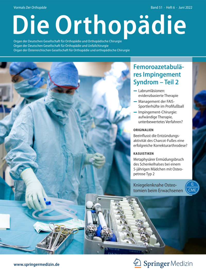 Die Orthopädie Studentenabo Die Orthopädie Studentenabo