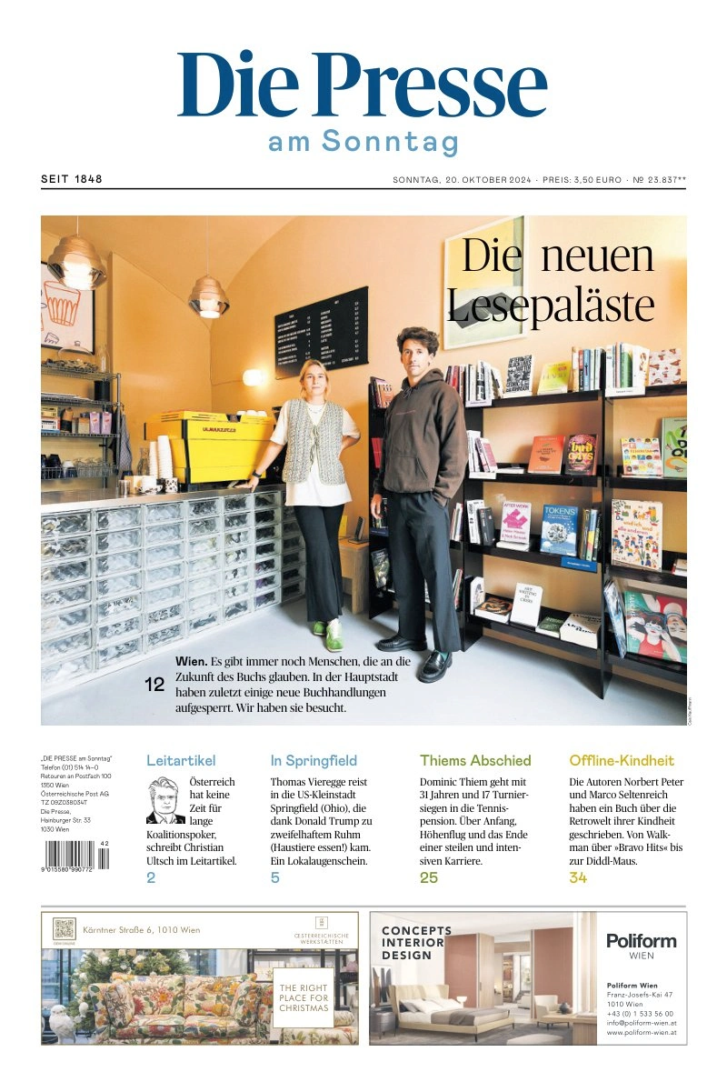 Die Presse am Sonntag Zeitung Studentenabo