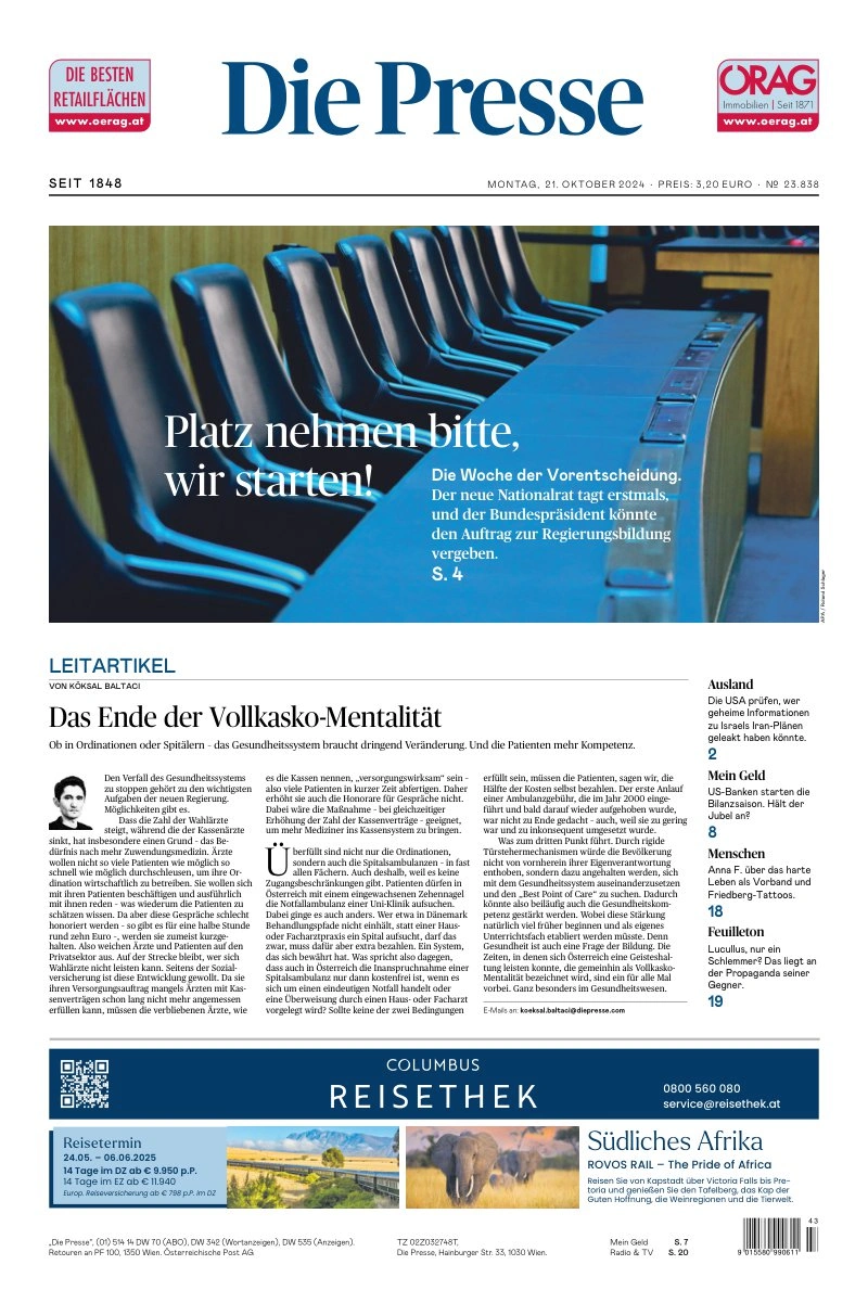 Die Presse Zeitung Studentenabo