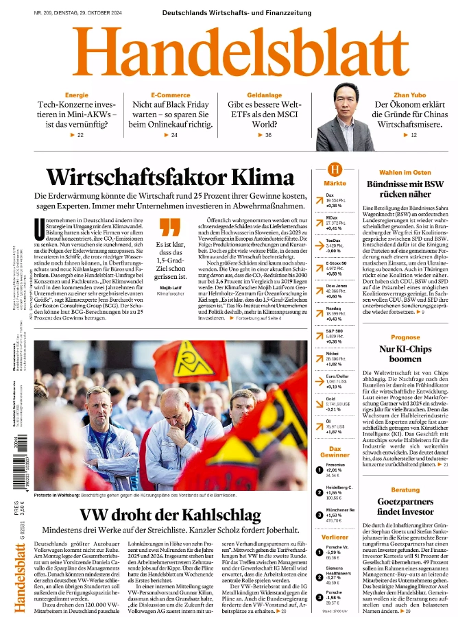 Handelsblatt Zeitung Studentenabo