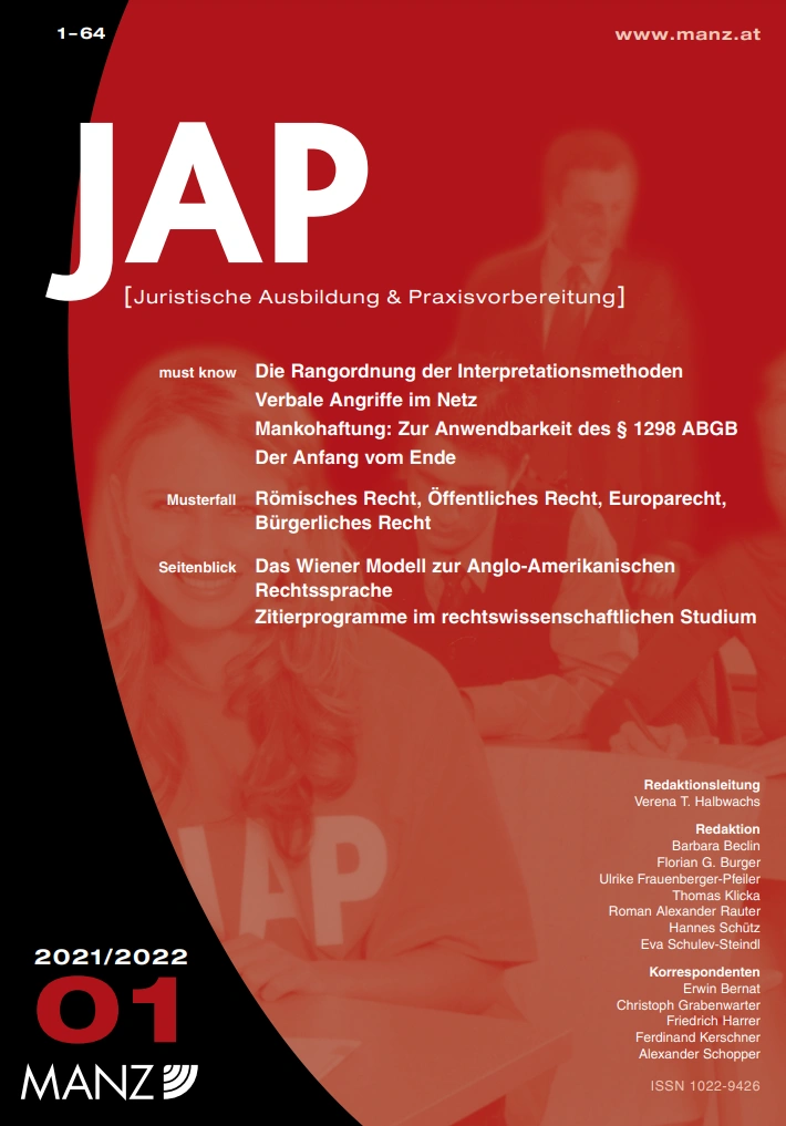 JAP Juristische Ausbildung und Praxisvorbereitung